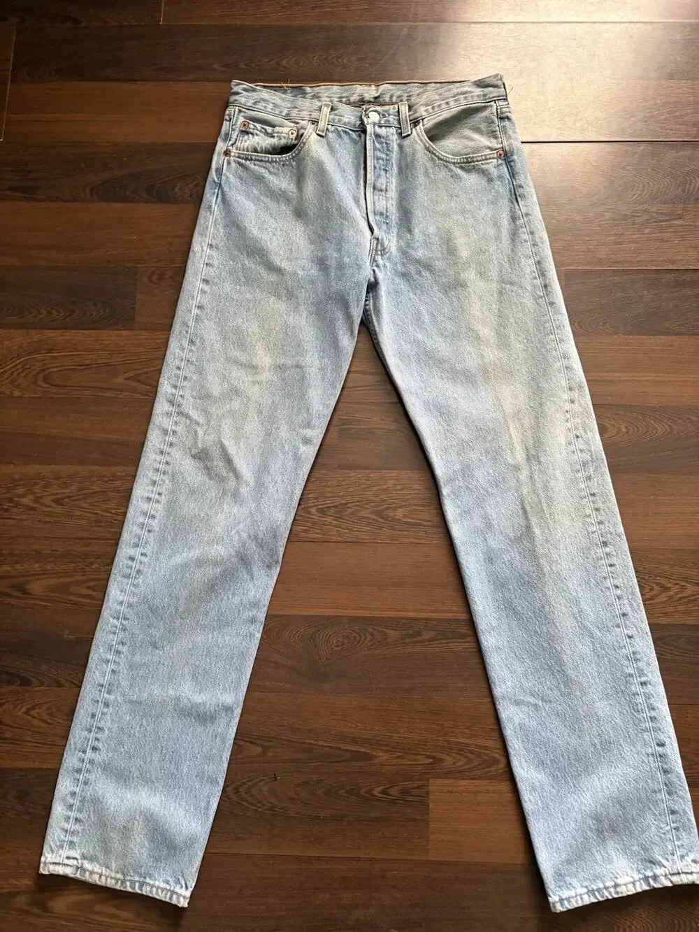 Vintage 1998 Levi's 501 Made in France Light Wash Jeans32x32